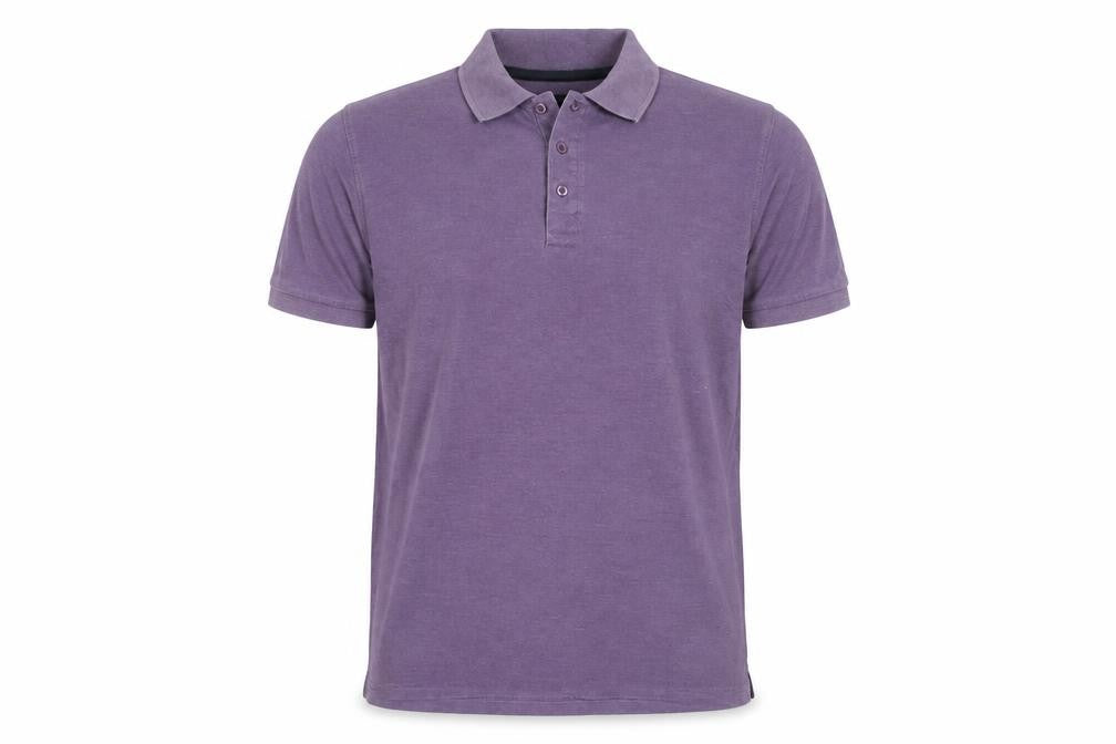 James Pringle Men's Purple Polo M Short Sleeve Casual