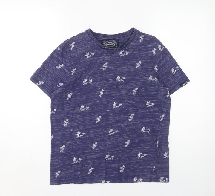 Tokyo Laundry Blue Unisex T-Shirt, M - Beach Style