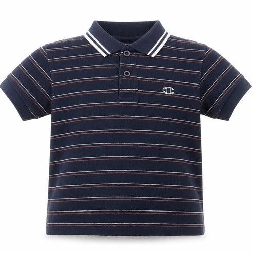 Champion Boys Blue Striped Polo Shirt 4-5 Years