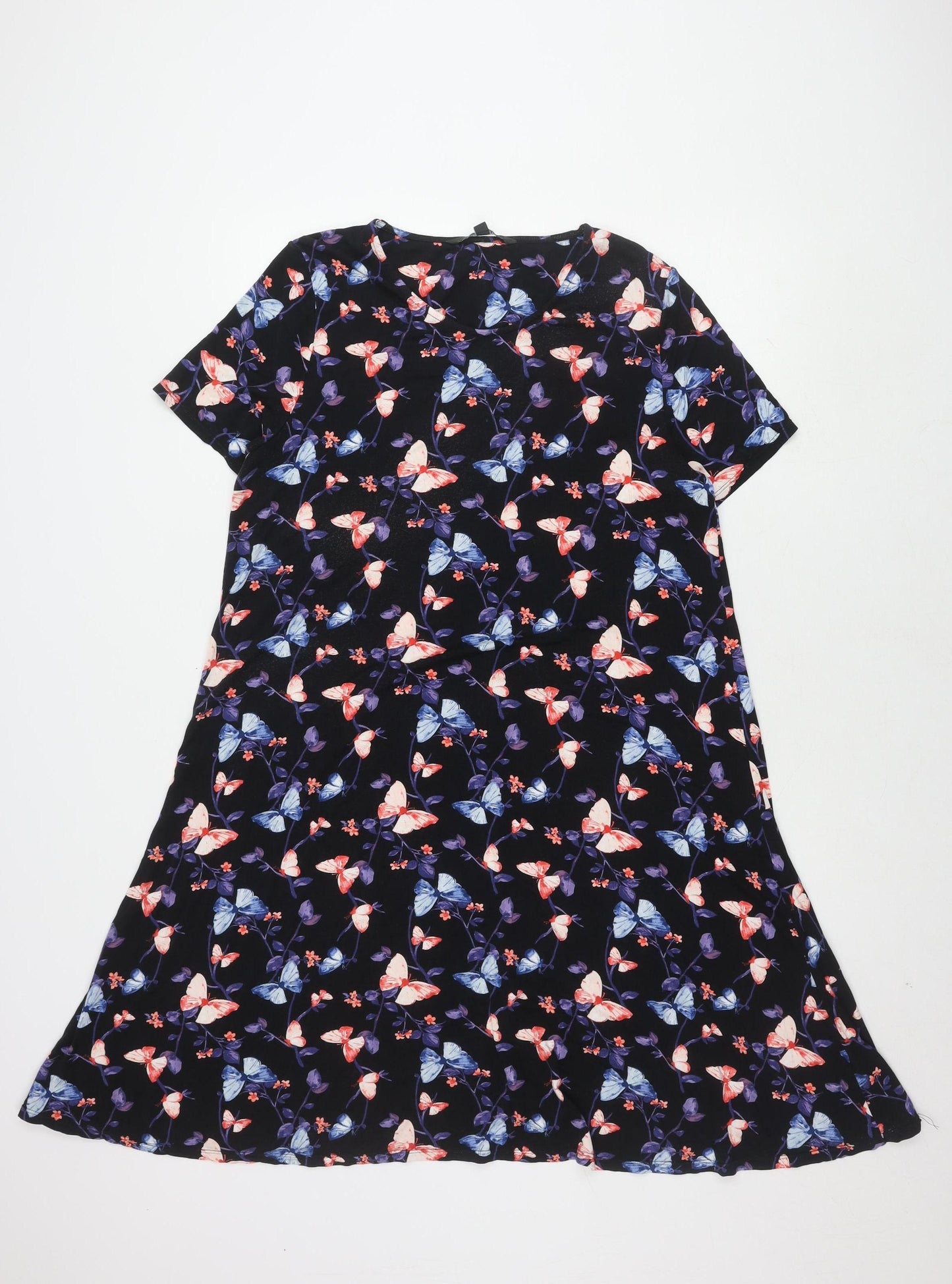 Bonmarché Women's Multicoloured Floral Dress Size 16