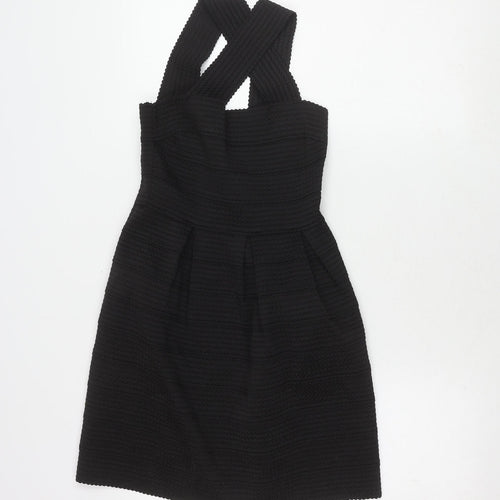 New Look Women’s Black Dress Size 8 with Zip Closure