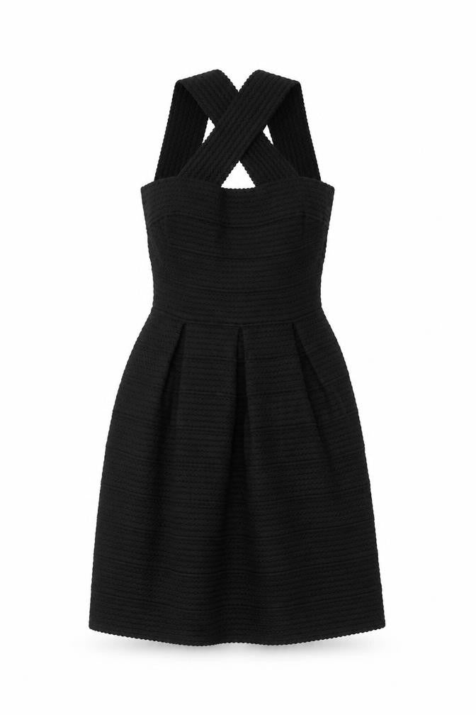 New Look Women’s Black Dress Size 8 with Zip Closure