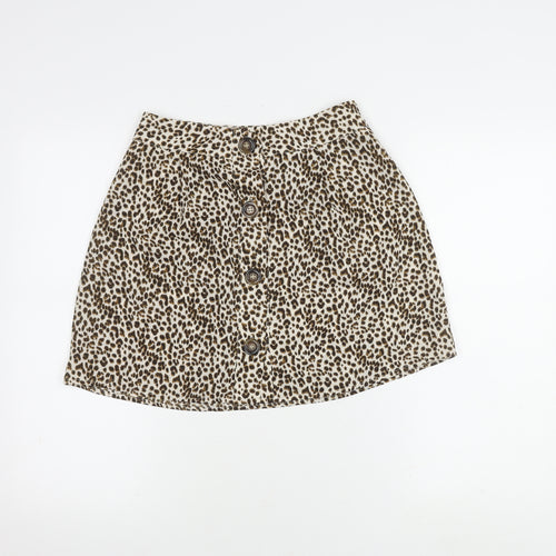 PrettyLittleThing Women's Leopard Print Mini Skirt