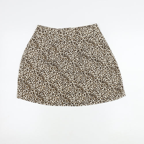 PrettyLittleThing Women's Leopard Print Mini Skirt