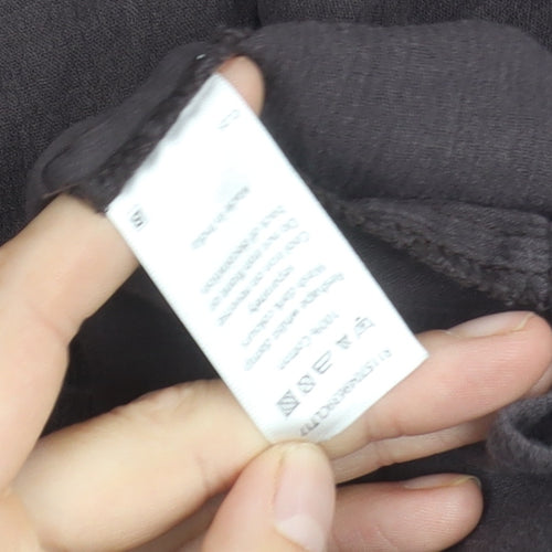 Bonmarché Women's Brown V-Neck Sequin Tunic Size 18