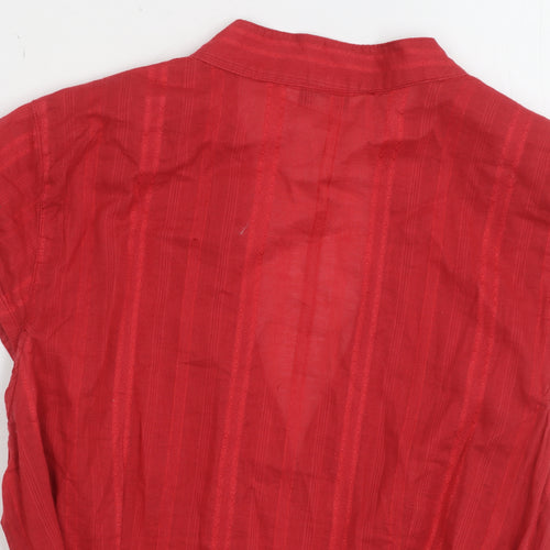 M&Co Women's Red Shirt Dress Size 12