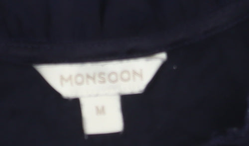 Monsoon Women's Black Sleeveless Blouse, M