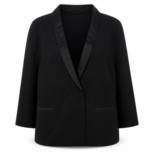 Dorothy Perkins Black Women's Blazer, Shawl Lapel, UK 14, Elegant