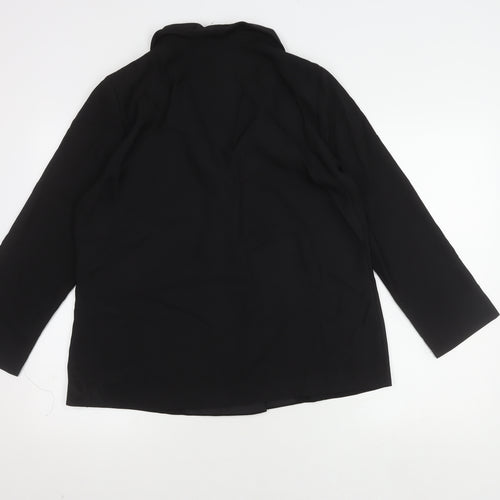 Dorothy Perkins Black Women's Blazer, Shawl Lapel, UK 14, Elegant