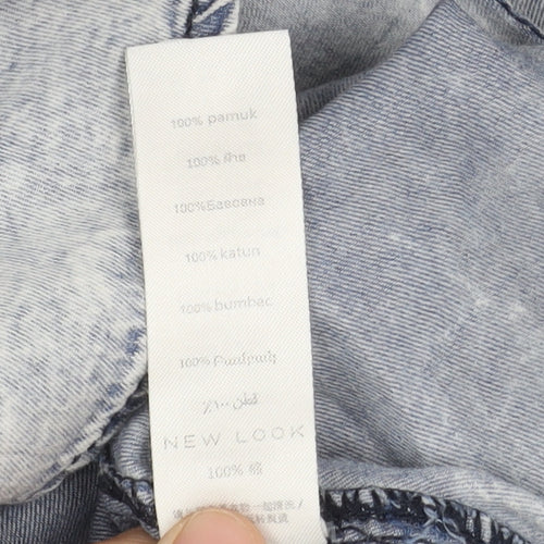 New Look Women's Grey Cotton Dress Size 16