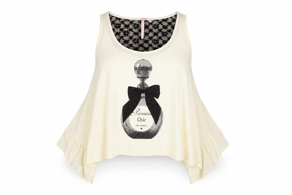 Front view of Next Women Ivory Cropped Bow Blouse