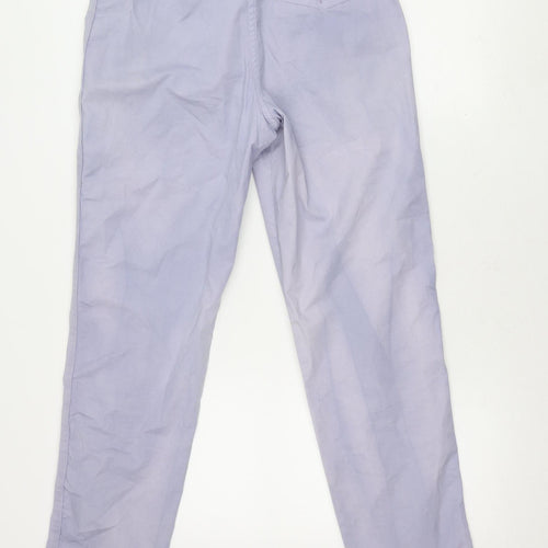 Marks and Spencer Women's Blue Chino Trousers Size 10