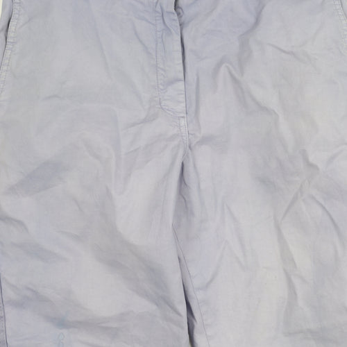 Marks and Spencer Women's Blue Chino Trousers Size 10