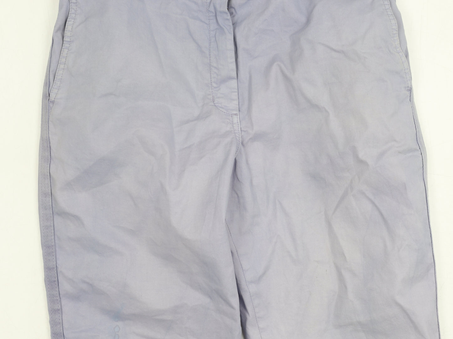 Marks and Spencer Women's Blue Chino Trousers Size 10