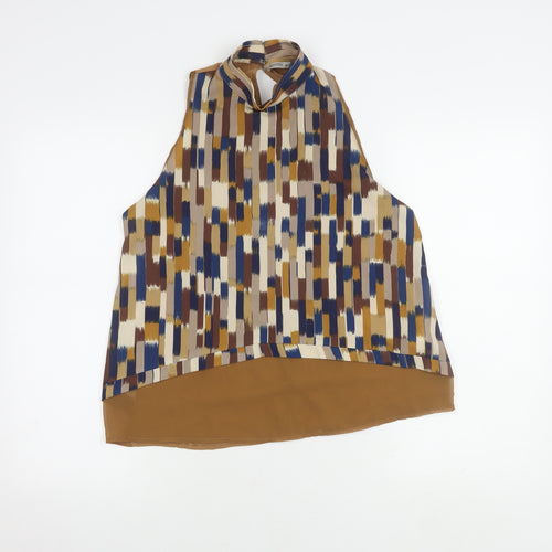 Zara Women’s Multicoloured Geometric Blouse Size 10