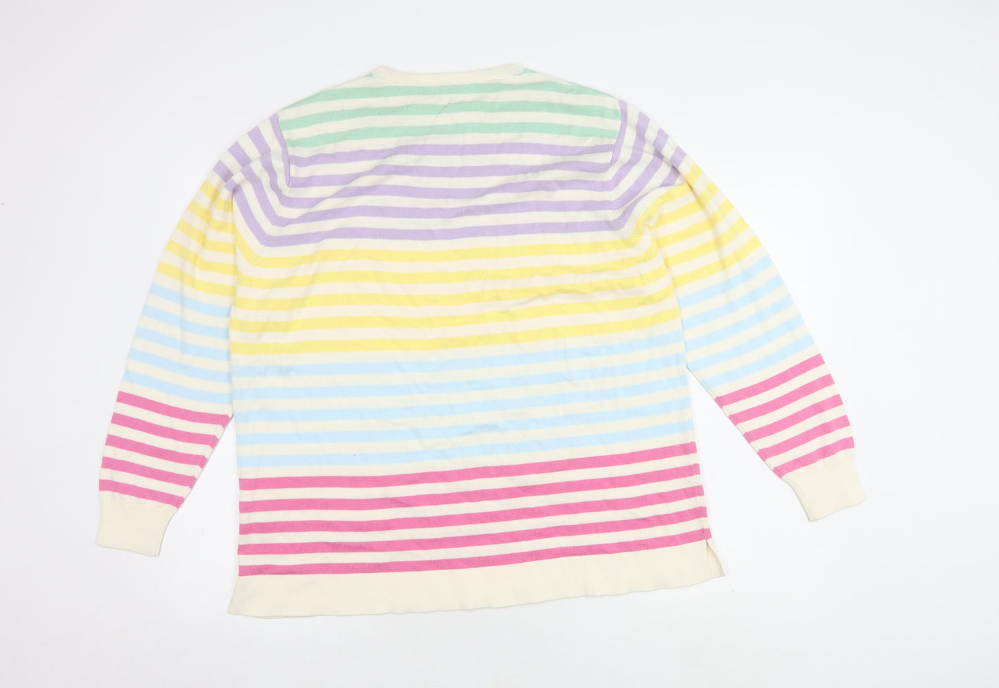 Country Collection Women's Multicoloured Striped Jumper, Size 18
