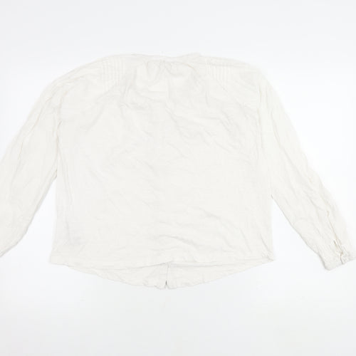 Marks and Spencer White Women's Blouse, Size 10