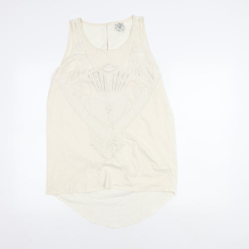 Next Women's Ivory Tank Top - Size 8, Casual Wear