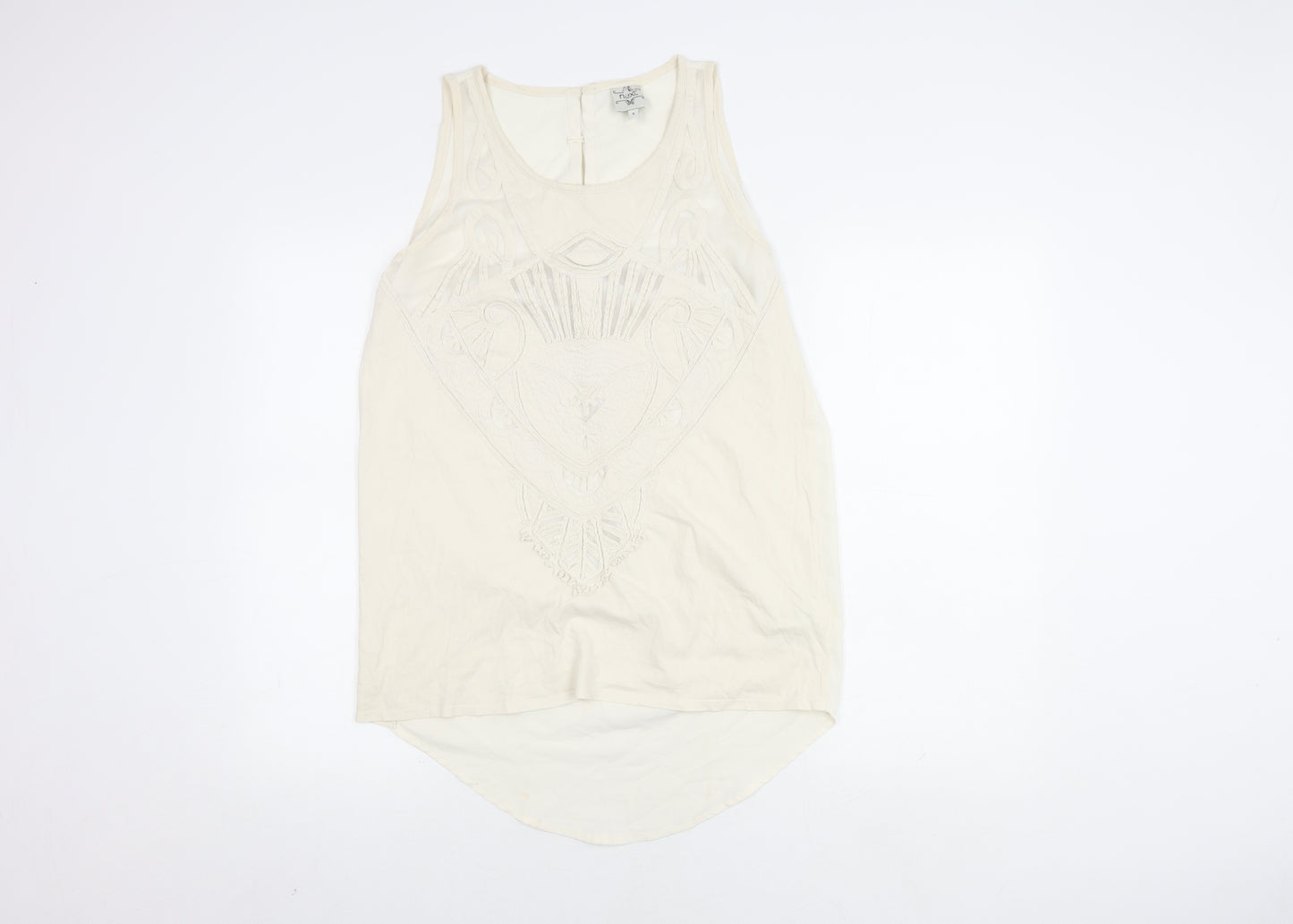 Next Women's Ivory Tank Top - Size 8, Casual Wear