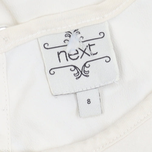 Next Women's Ivory Tank Top - Size 8, Casual Wear