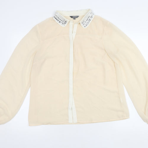 Limited Collection Women's Beige Blouse Size 14