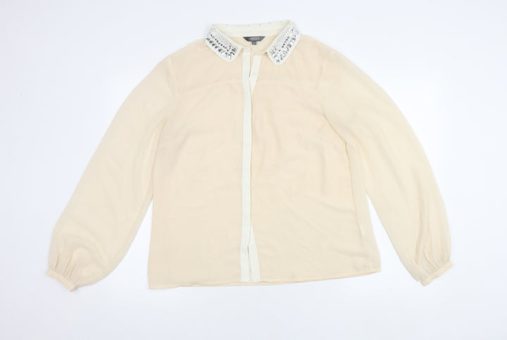 Limited Collection Women's Beige Blouse Size 14