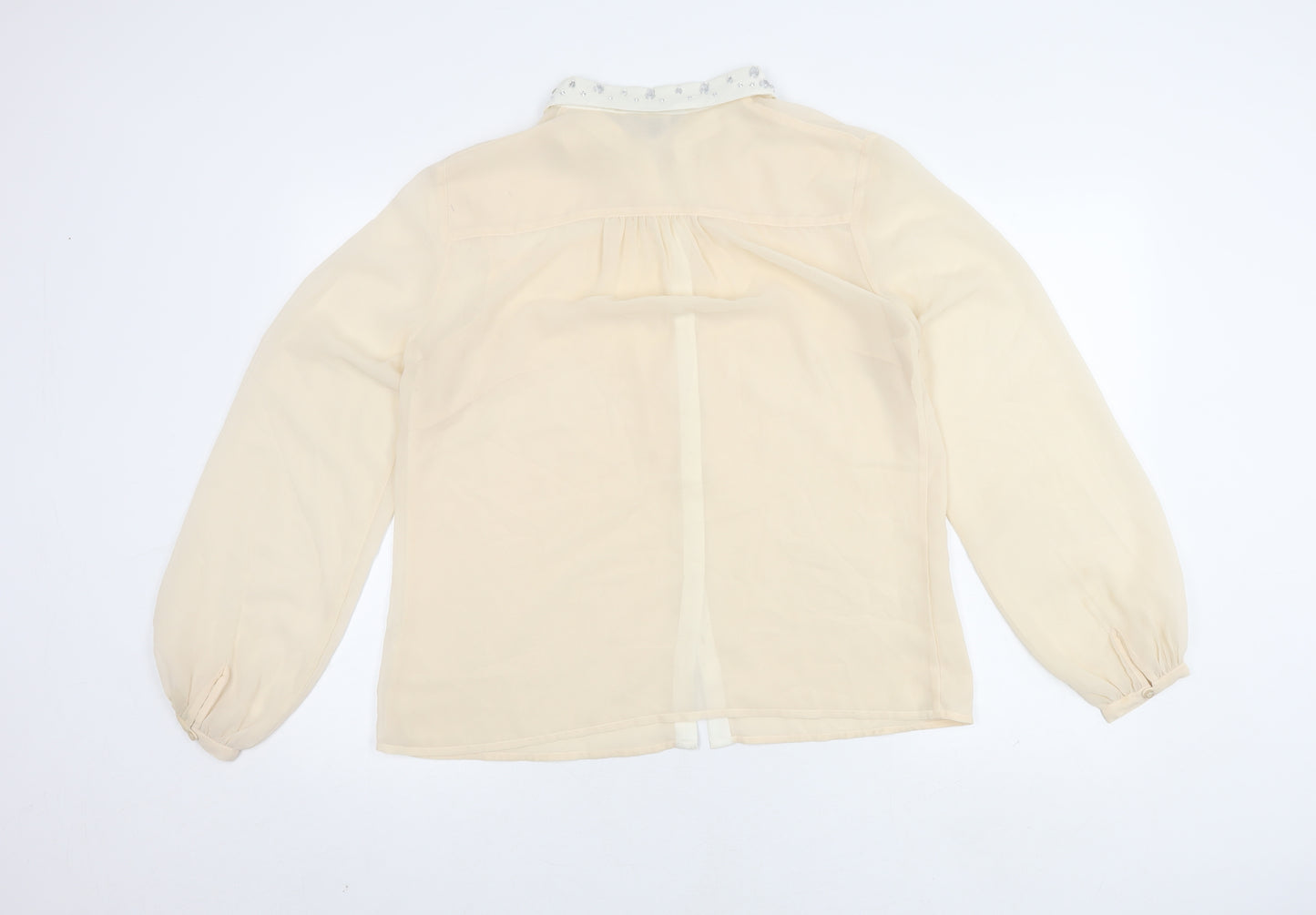 Limited Collection Women's Beige Blouse Size 14