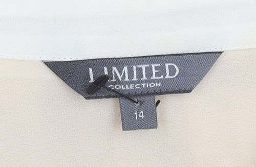 Limited Collection Women's Beige Blouse Size 14