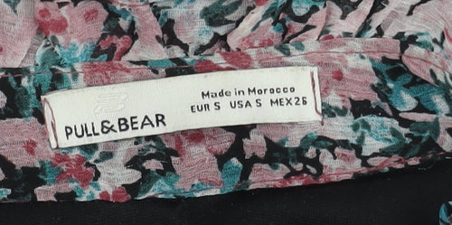 Pull&Bear Women's Floral Multicoloured Dress Size 8