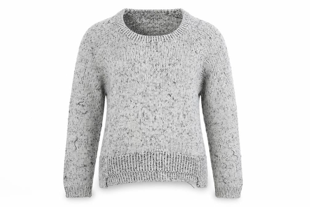 Front view of H&M Women's Black Knit jumper, size M