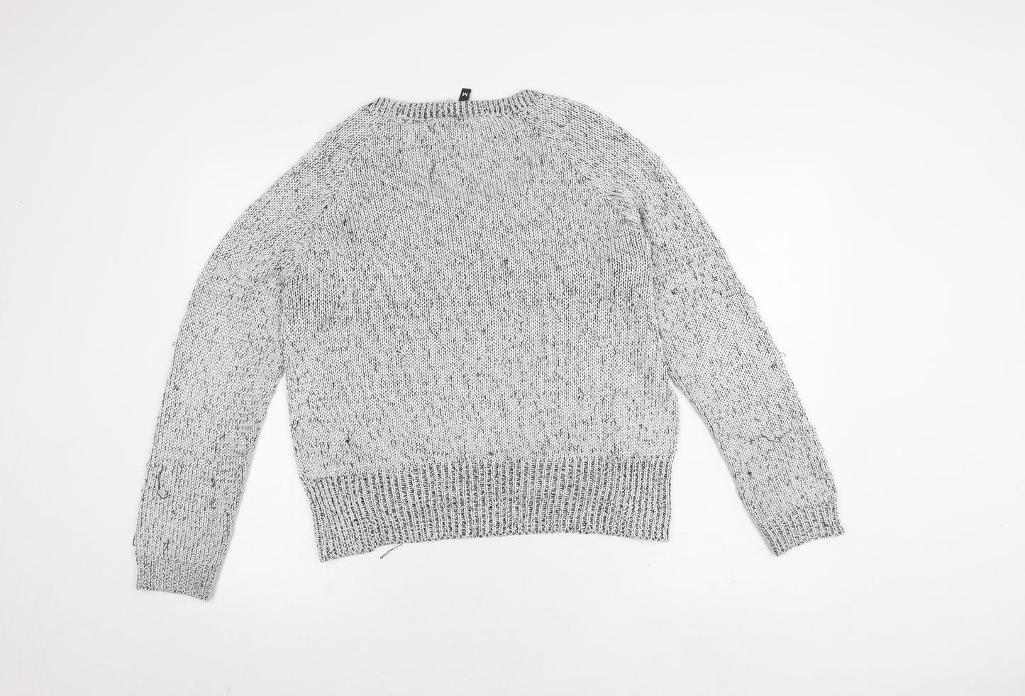 H&M Women's Black Knit Pullover Jumper Size M