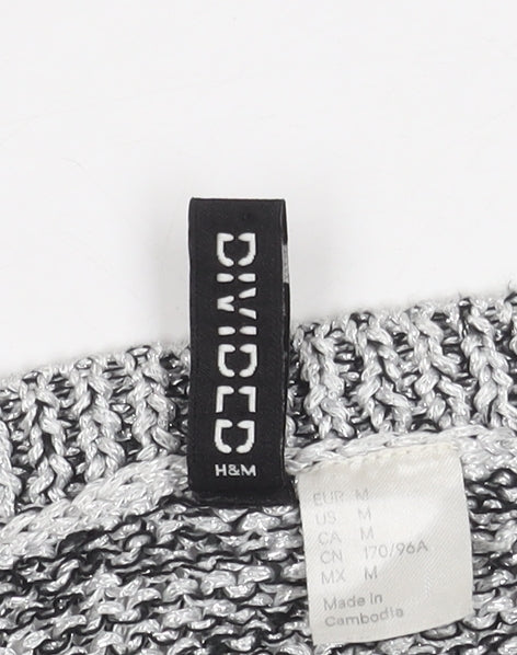 H&M Women's Black Knit Pullover Jumper Size M