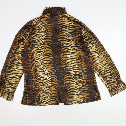 Marks and Spencer Women's Animal Print Button-Up, Size 12