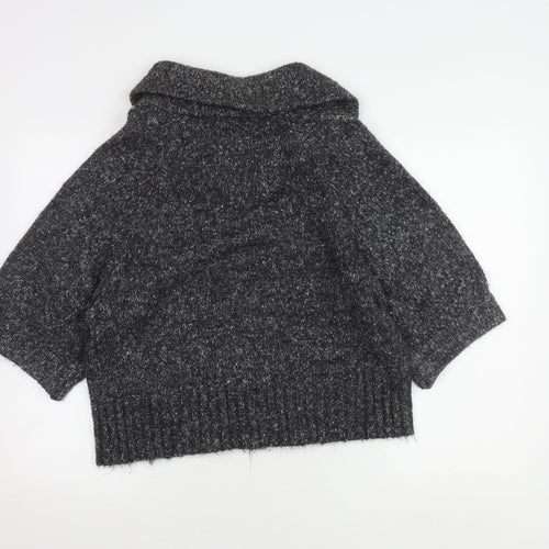 Stephen Y Women's Grey Collared Cardigan L/XL