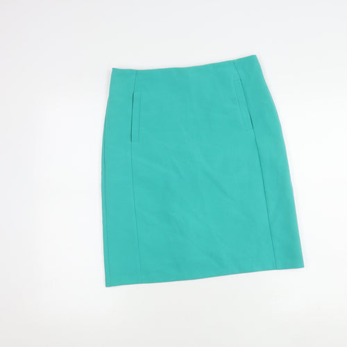 Marks and Spencer Women's Green Pencil Skirt, Size 8