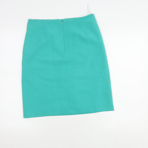 Marks and Spencer Women's Green Pencil Skirt, Size 8