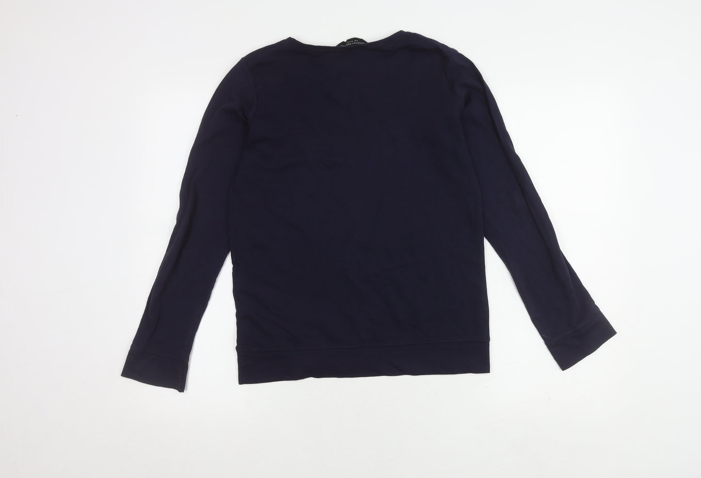 Dorothy Perkins Women's Blue Animal Print Top Size 6