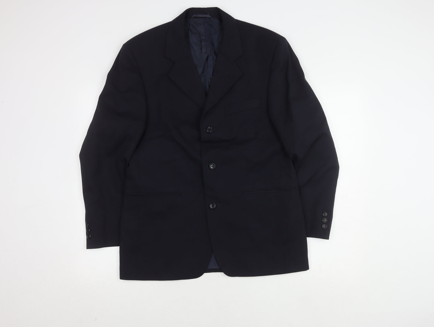 Burton Mens Blue Wool Blazer 38S