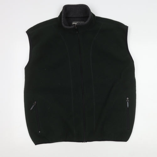ROUGHDRESS Men's Grey Fleece Waistcoat, L, Casual