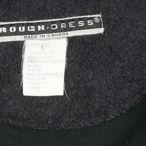 ROUGHDRESS Men's Grey Fleece Waistcoat, L, Casual
