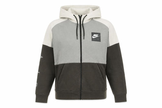 Front view of Nike unisex multicoloured full zip hoodie xs