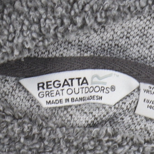Regatta Boys Grey Pullover Hoodie Fleece 9-10 Years