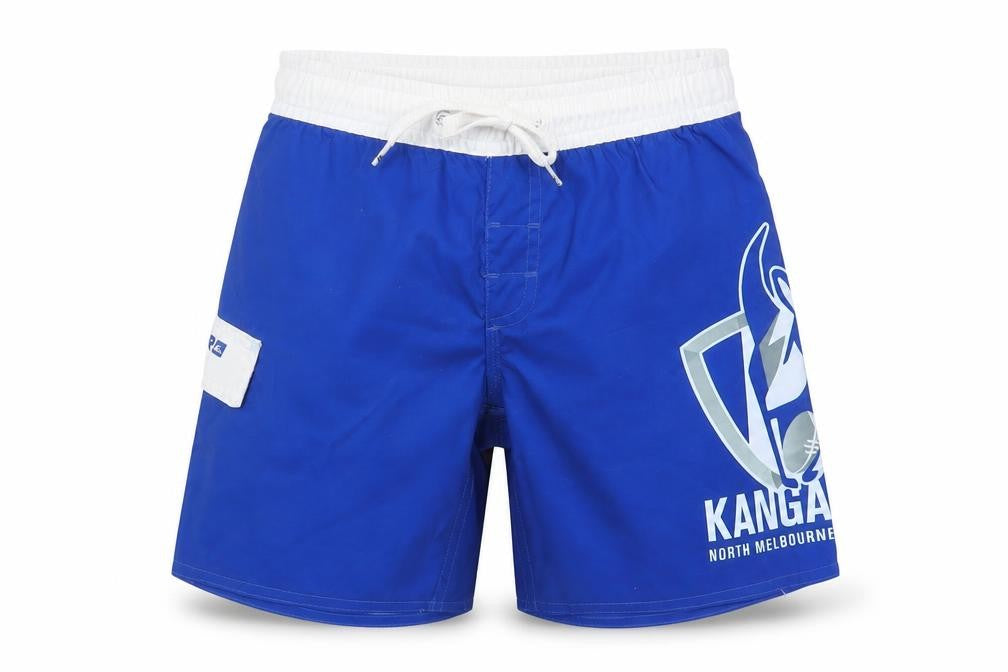 Front view of Quiksilver boys’ blue shorts, size 10