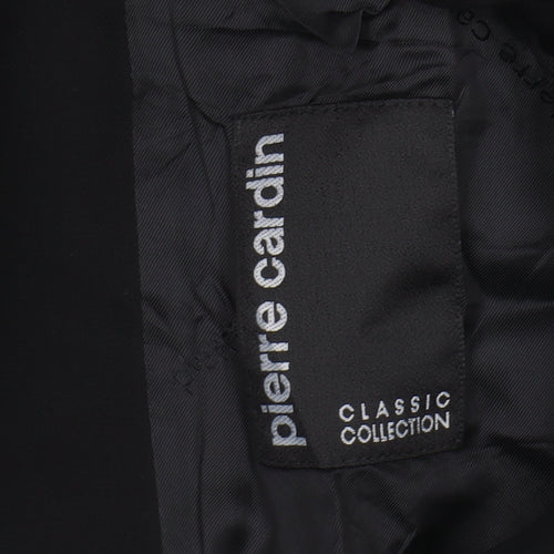 Pierre Cardin Men's Black Blazer 40R Classic Fit