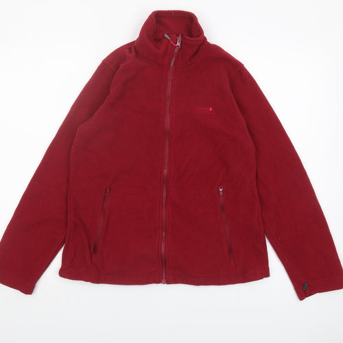 Regatta Women's Red Fleece Jacket Size 12