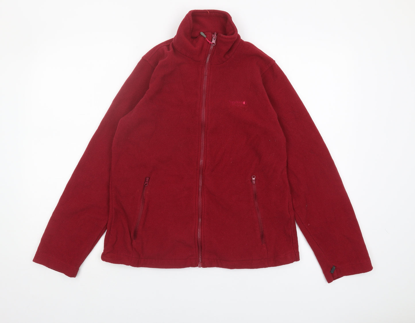 Regatta Women's Red Fleece Jacket Size 12