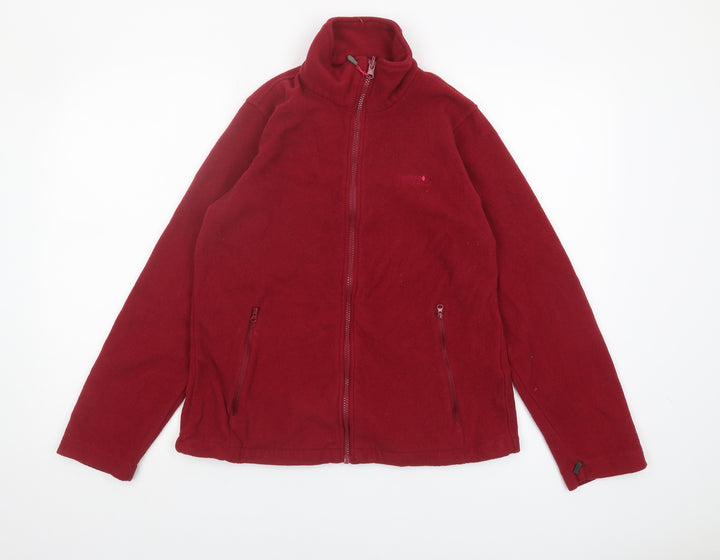 Regatta Women's Red Fleece Jacket Size 12