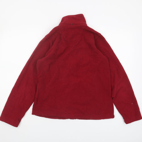Regatta Women's Red Fleece Jacket Size 12