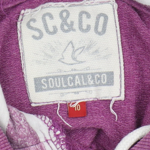 Soulcal & Co Women’s Purple Hoodie UK Size 12