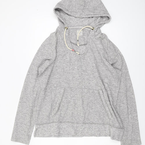 Fat Face Women’s Grey Hoodie Size 14 Pullover Casual
